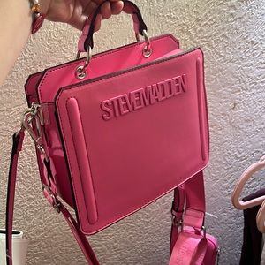 Steve Madden Bright Pink Bevelyn Bag